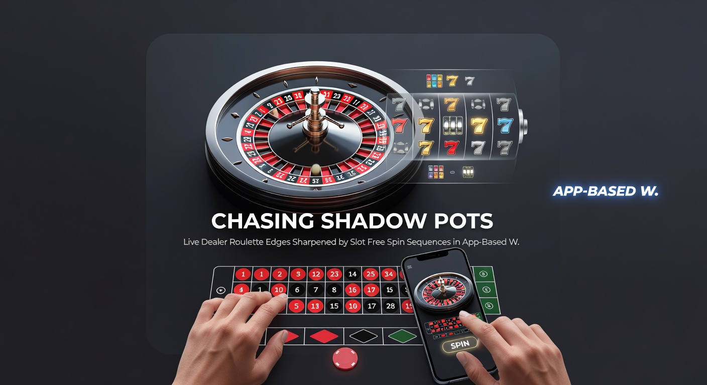 Close-up of slot reels exploding with free spins while a live roulette table interface overlays, illustrating shadow pot meters filling in tandem