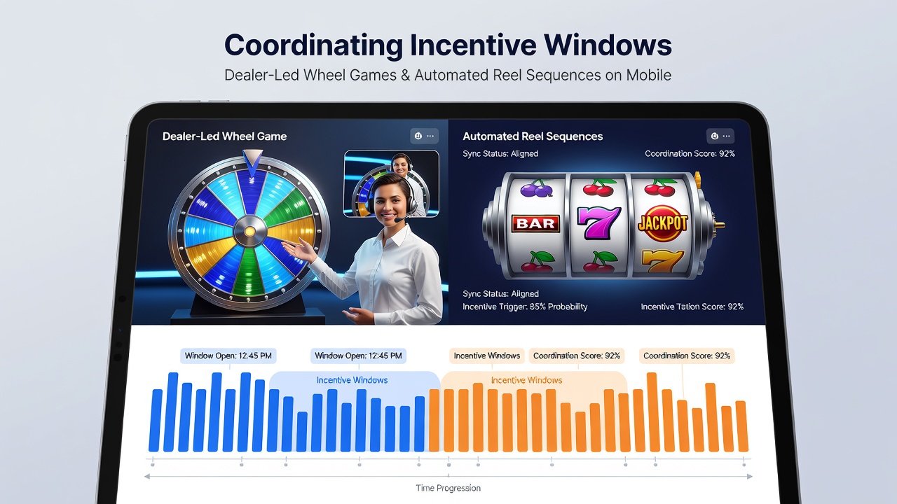 Dashboard view of aligned promotional timers across wheel and reel games