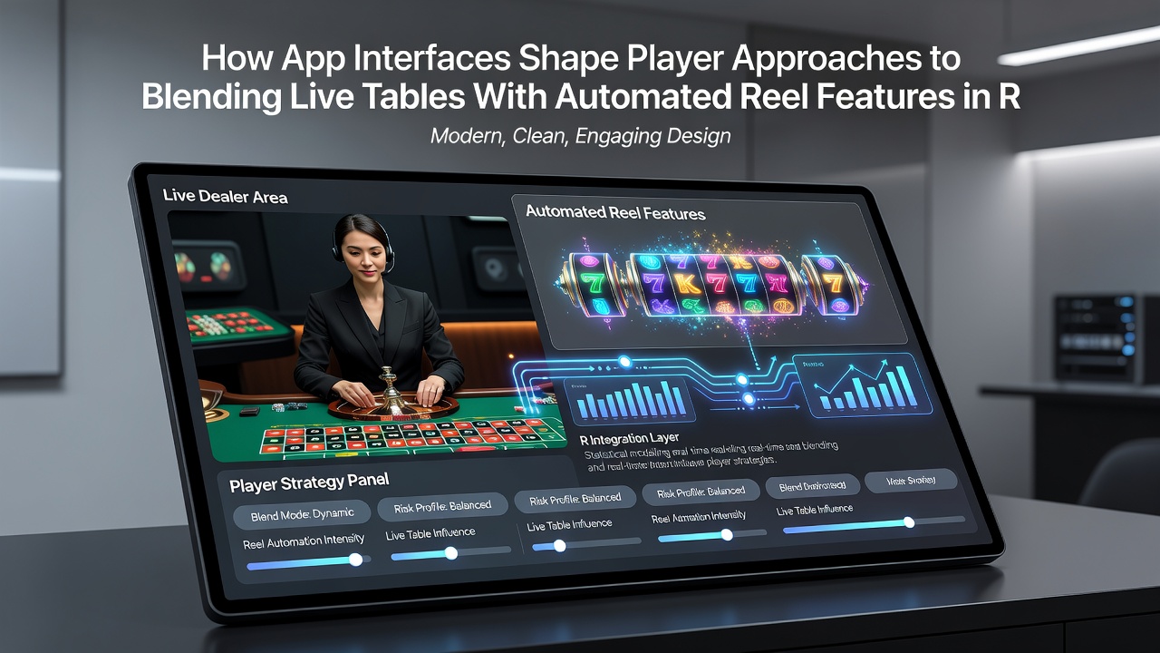 Close-up view of a mobile screen displaying integrated bonus trackers linking live dealer roulette outcomes to slot reel multipliers in a UK app