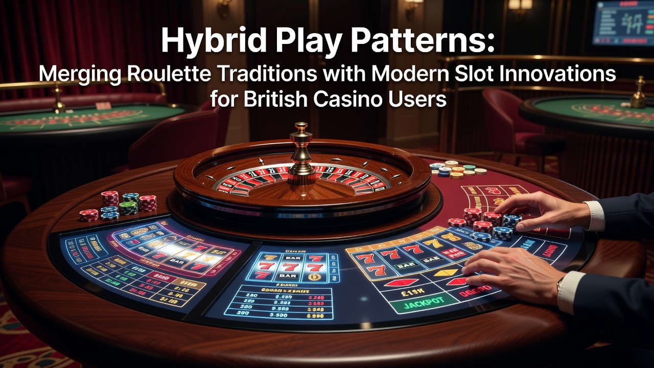 British casino users engaging with hybrid roulette and slot interfaces on mobile devices
