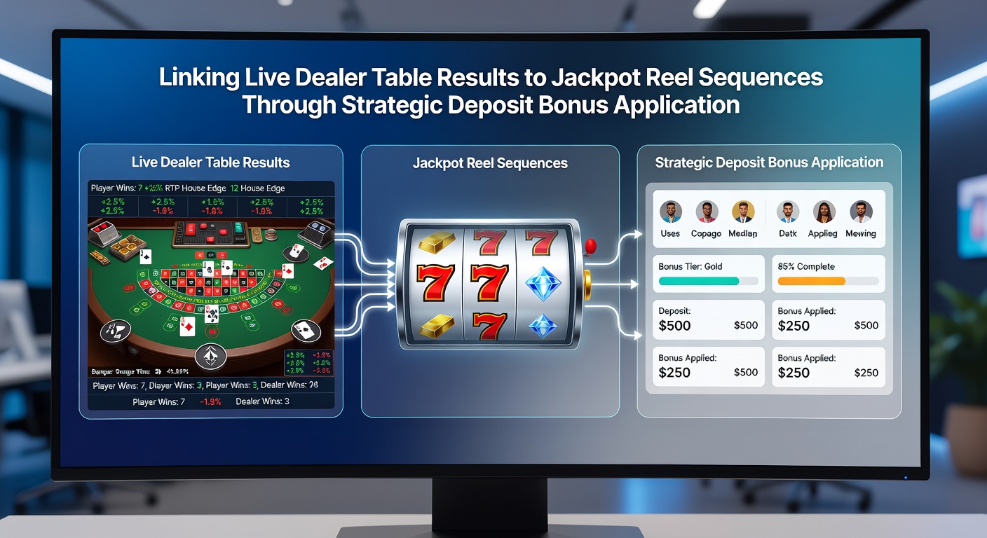 Close-up of mobile app dashboard showing linked live dealer results feeding into jackpot slot progress and bonus balance updates
