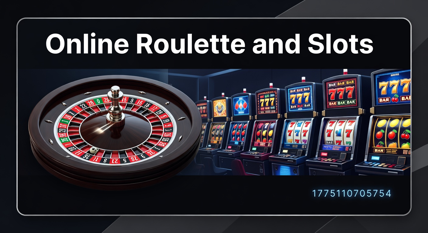 Vibrant online casino interface showing roulette wheel and slot reels in action on a digital screen