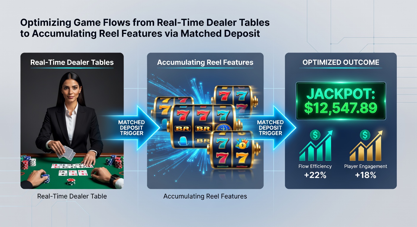 Close-up of mobile screen displaying deposit match confirmation leading into accumulating slot reels