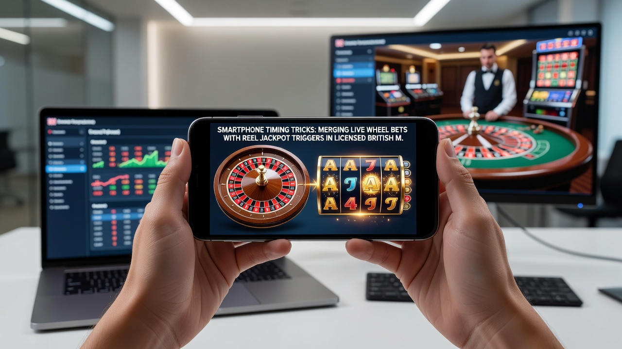 Close-up of mobile app dashboard showing live roulette timer next to progressive jackpot counter during coordinated play session