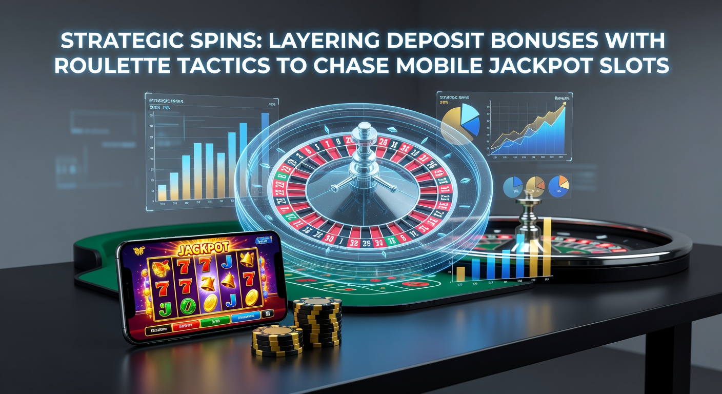 Close-up of mobile screen showing layered bets: roulette table fading into jackpot slot explosion with bonus meters filling up